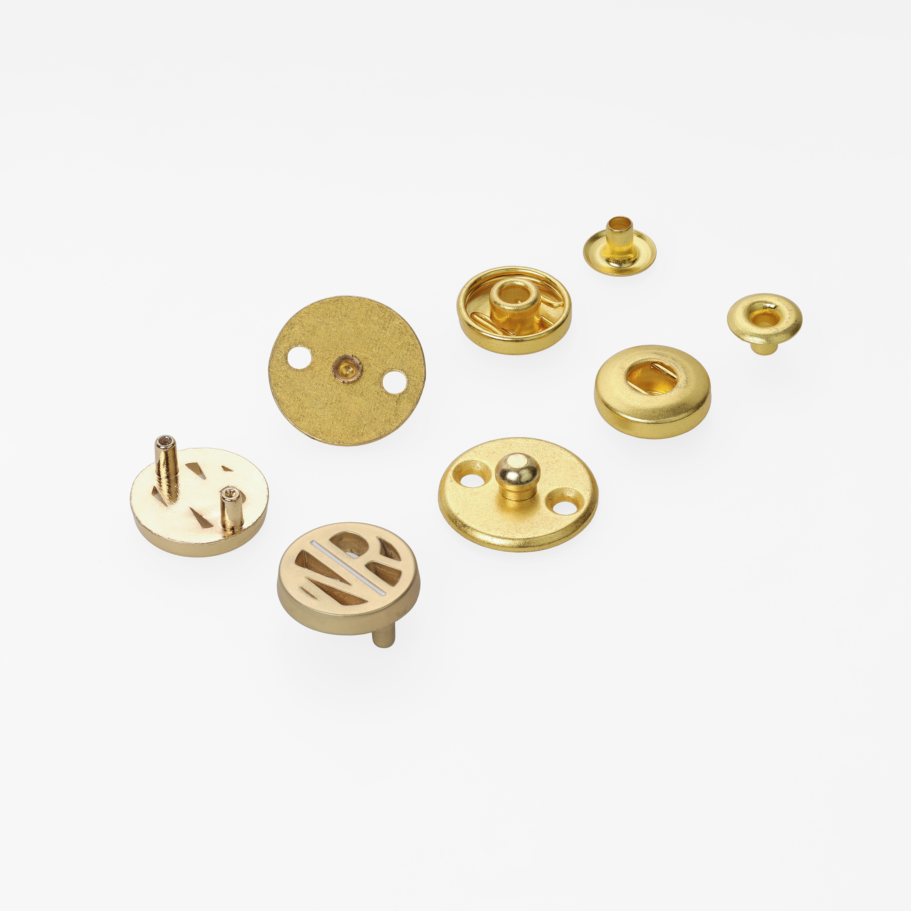 11.5MM合金标牌四合扣